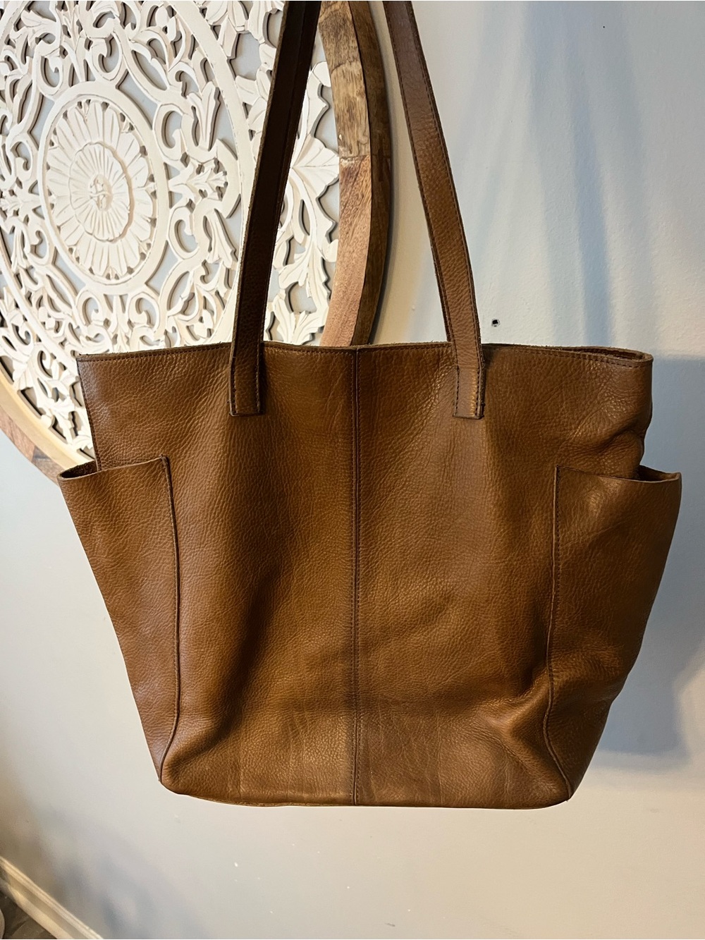 Women’s Brown Leather Tote Bag - Classic Everyday Carry